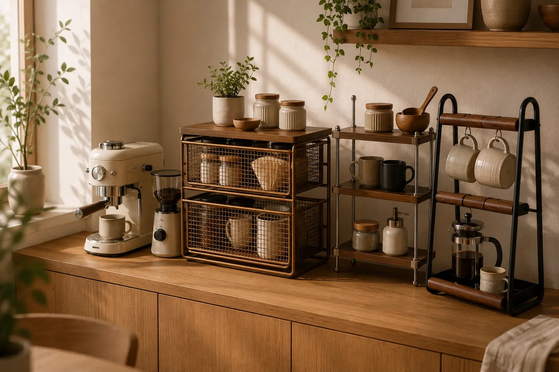 Coffee Station Organizer Ideas: Build a Calm Morning Corner Without Renovating Your Kitchen