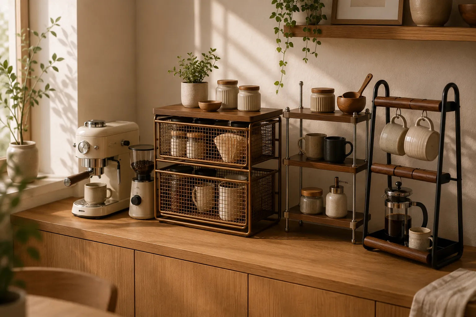 Coffee Station Organizer Ideas: Build a Calm Morning Corner Without Renovating Your Kitchen