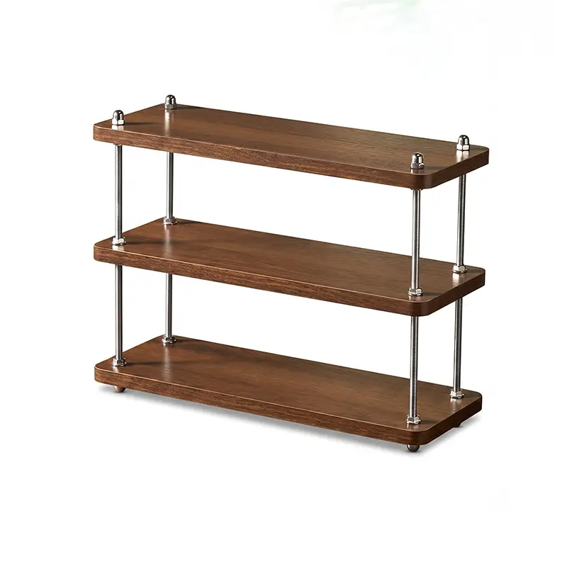 Cozy Corner Wood & Metal Countertop 3-Tier Cup Storage Rack