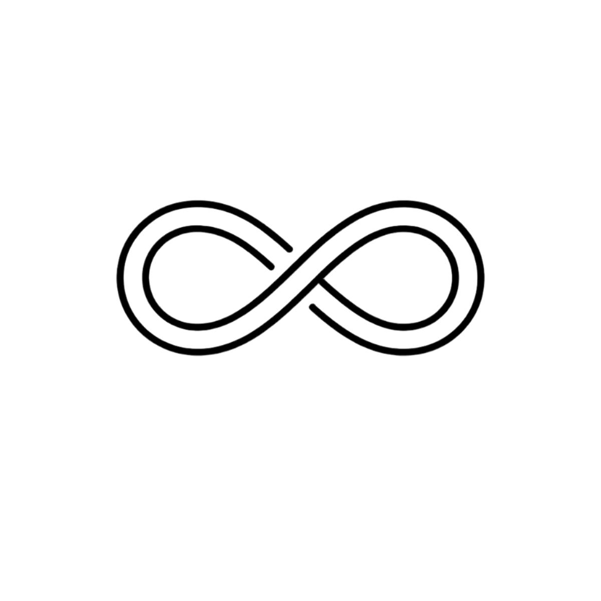 Infinity icon representing long-lasting decorative storage and heirloom quality