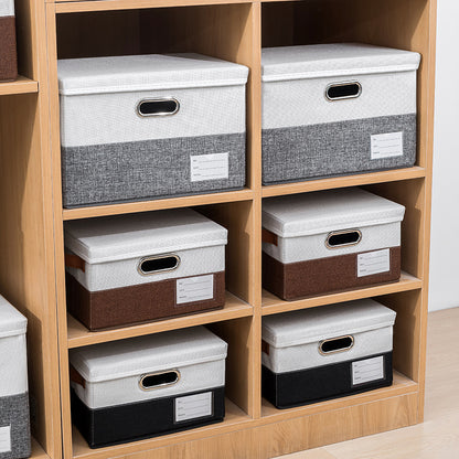 Leocean Home Cationic Clothing Storage Box, Bedroom Multi-Purpose Storage Box, Desktop Toy Storage Box Folding Box