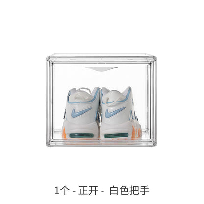 Leocean Home Modular Shoe Box: Fully Stackable, Interlocking, and Crystal Clear Dust-Proof Storage