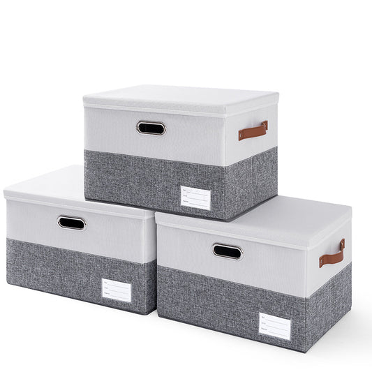 Leocean Home Cationic Clothing Storage Box, Bedroom Multi-Purpose Storage Box, Desktop Toy Storage Box Folding Box