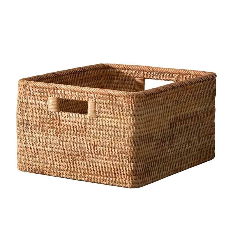 Breathe Boho Rattan Storage Basket