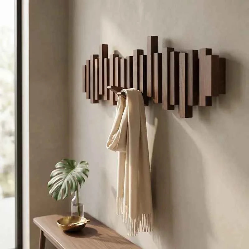 Melody Mid-Century Wall Coat Rack