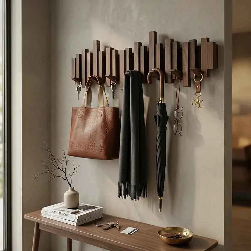 Melody Mid-Century Wall Coat Rack