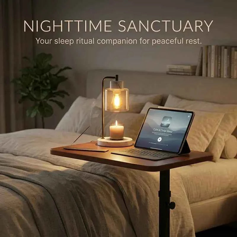 Zen Flow Rolling Bedside Desk