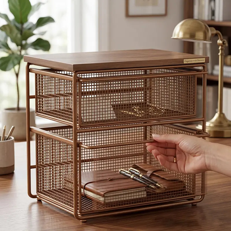 Pause & Sip Japandi Coffee Station Cabinet