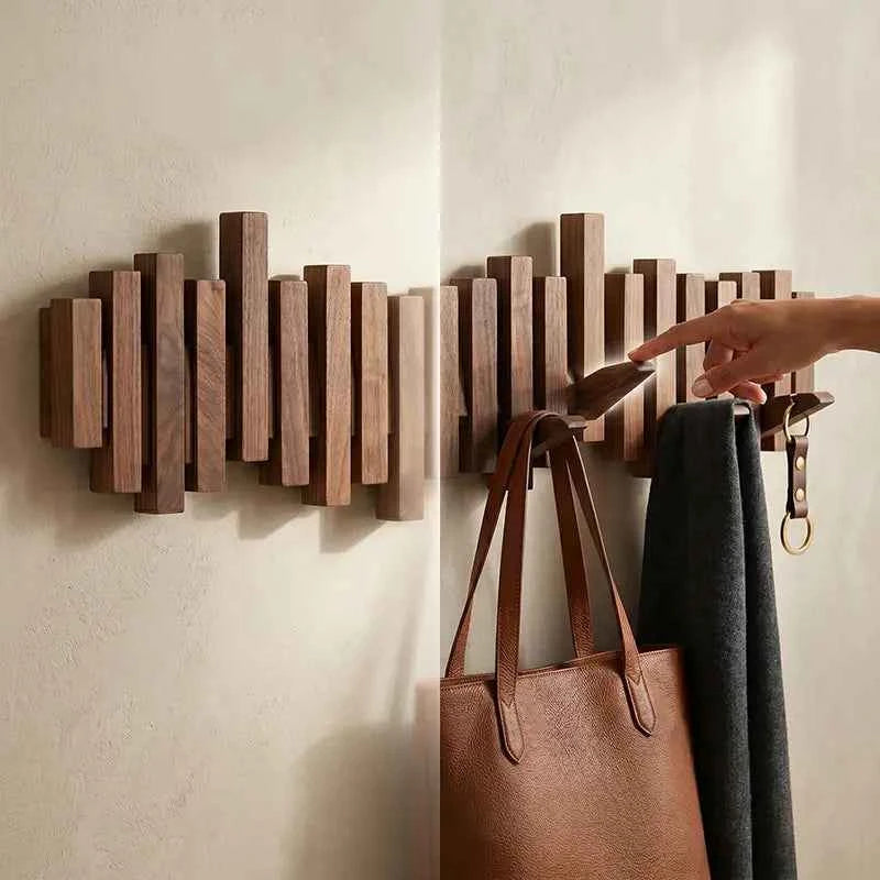 Melody Mid-Century Wall Coat Rack