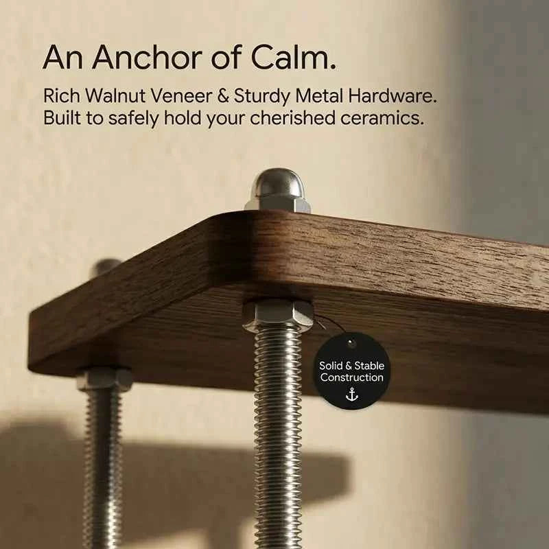Cozy Corner Wood & Metal Cup Holder