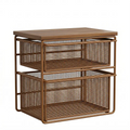 Pause & Sip Japandi Coffee Station Cabinet